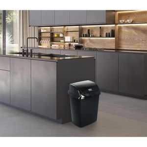 Produktbild für Mülleimer TipTop-Office schwarz