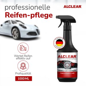 Produktbild für Gummipflege ALCLEAR Reifenglanz &amp; Kunststoffpflege