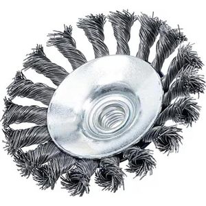 Produktbild für Drahtbürste BGS-technic 3981, gezopft, Kegelbürste