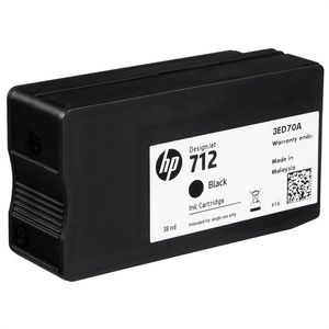 Produktbild für Tinte HP 712, 3ED70A schwarz