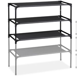Produktbild für Schuhregal Relaxdays 1003157146, aus Metall