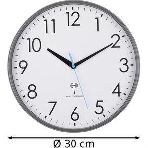 Produktbild für Wanduhr TFA 60.3549, Kunststoff, analog, Funkuhr