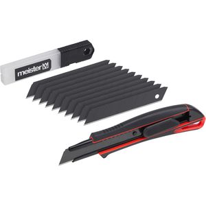 Cuttermesser Meister Black Line 9403860, 11er-Set