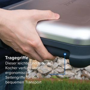 Produktbild für Gaskocher Campingaz 2000035941, Kitchen 2 CV PZ