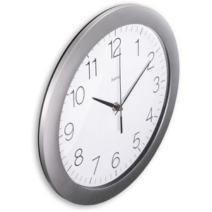Produktbild für Wanduhr Hama Teneriffa, Kunststoff, analog, Funkuhr