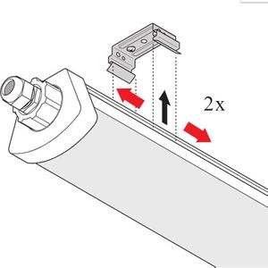 Produktbild für Feuchtraumleuchte LEDVANCE Damp Proof Compact, LED mit 23 Watt