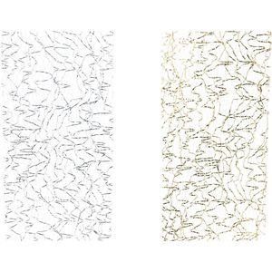 Produktbild für Geschenkband Präsent Metallic Lace, silber