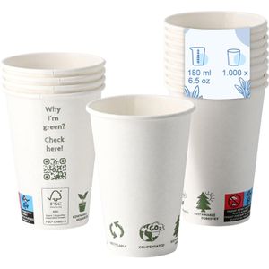 Produktbild für Trinkbecher Biozoyg DHD04423, weiß