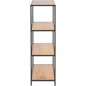 Produktbild für Bücherregal AC-Design Seaford, schwarz / wildeiche