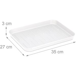 Produktbild für Schuhabtropfschale Relaxdays 10039664, 3 Stück