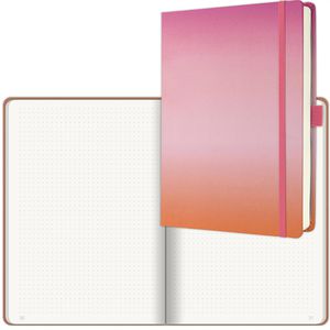 Produktbild für Notizbuch Sigel Jolie Gradient Sunset, JB103, Stoff Hardcover