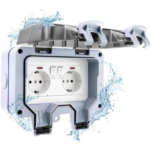 Steckdose Poppstar IP66, Aufputz