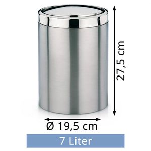 Produktbild für Mülleimer Kela Ari, 21382, silber matt