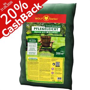 Rasensamen Wolf-Garten L-MI 200 Rasen mit Mikroklee