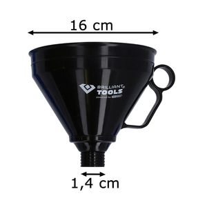 Produktbild für Trichter Brilliant-Tools BT156916, schwarz, 4-teiliges Set