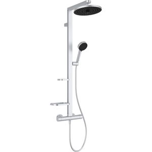 Duschsystem Ideal-Standard Ceratherm Alu+ BD583SI, silber