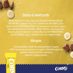 Produktbild für Müsliriegel Corny Classic Schoko-Banane