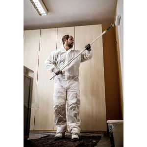 Produktbild für Schutzanzug NITRAS Polysafe Basic II, weiß