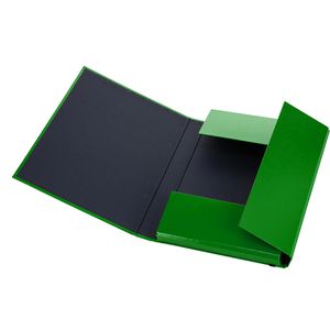 Produktbild für Heftbox Pagna Basic, aus Karton mit Kunststoffbezug, A4