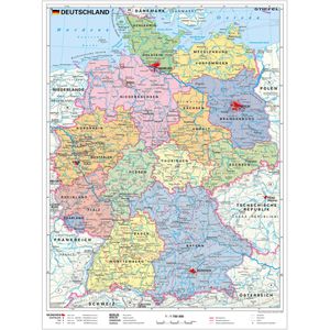 Produktbild für Deutschlandkarte Stiefel rahmenlos