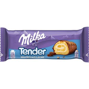 Produktbild für Kuchen Milka Tender Milch, mit Milchcreme &amp; Glasur
