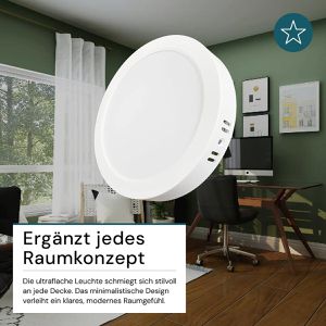 Produktbild für Deckenleuchte Luxula LX300271, weiß, LED
