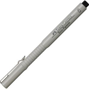Produktbild für Fineliner Faber-Castell Ecco Pigment, schwarz