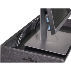 Produktbild für Monitorständer Durable Effect 508158, aus Metall / Filz