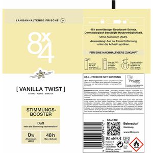 Produktbild für Deodorant 8x4 Vanilla Twist, Spray