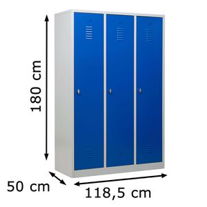 Produktbild für Spind G-Office WRC/3.18120, blau