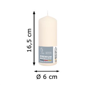 Produktbild für Kerzen Gala Typ 60/165, Stumpenkerze