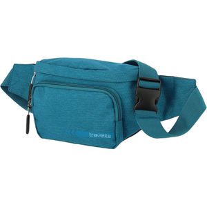 Bauchtasche Travelite Kick Off, aus Polyester, petrol