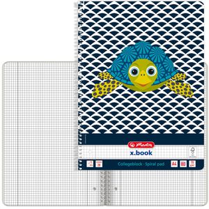 Collegeblock Herlitz Cute Animals - Turtle, 400161803, A4