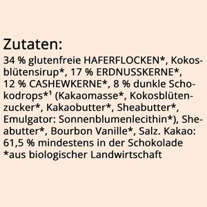 Produktbild für Kekse KoRo Cookie Salted Peanut Chocolate Chip, BIO
