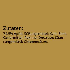 Produktbild für Fruchtaufstrich Xucker mit Xylit, Apfel-Zimt