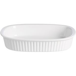 Auflaufform Ritzenhoff&Breker Bianco, weiß, aus Porzellan