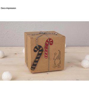 Produktbild für Motivstempel Rayher 29240000 Wichtel Elton, aus Holz