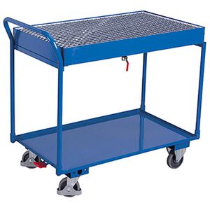 Produktbild für Tischwagen VARIOfit sw-600.505, aus Metall