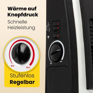 Produktbild für Konvektorheizung Clatronic KH 3433 N, weiß