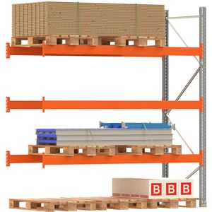 Anbauregal Regalwerk ARTUS, für 12 Paletten