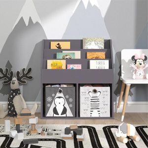 Produktbild für Bücherregal Vicco Luigi, grau