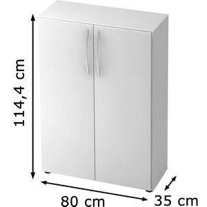 Produktbild für Aktenschrank Hammerbacher B-Serie, aus Holz