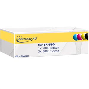 Produktbild für Toner Böttcher-AG für Kyocera TK-590 KCMY Multipack