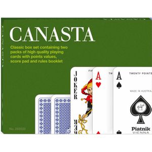 Produktbild für Kartenspiel Piatnik 2555, Canasta mit Punktwerten