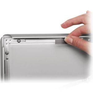 Produktbild für Klapprahmen Maul 6604208 Brandschutz B1, 25 mm Profil, DIN A2