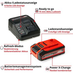 Produktbild für Werkzeugakku Einhell PLUS PXC Starter Kit, 4512159