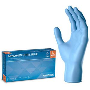 Einmalhandschuhe Arnomed Nitril Blue, blau, 100 Stück