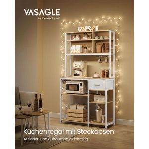 Produktbild für Küchenregal Vasagle KKS027Y02, goldeiche