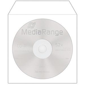 Produktbild für CD-Hüllen MediaRange BOX162, 124 x 124 mm, selbstklebend