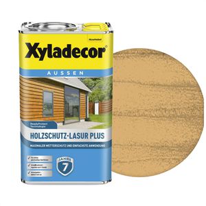 Xyladecor Holzlasur Holzschutz-Lasur Plus, 2,5l, außen, farblos, seidenmatt